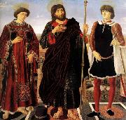 Pollaiuolo, Piero Altarpiece with Three Saints oil